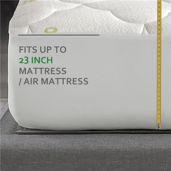 Air Mattress Cover Queen Size Thick Mattress Cooling Pad, Viscose - Picture 4 of 7